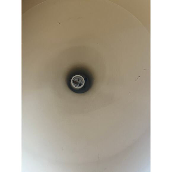 ✨ Vintage Mid-Century Industrial Brass Pendant Light Fixture Hanging Lamp - Picture 3 of 6